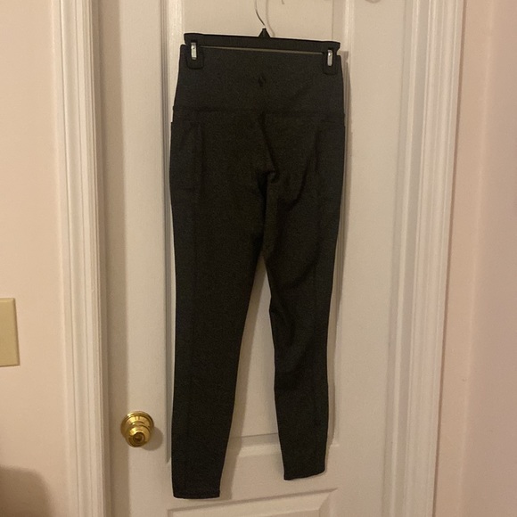 Sketchers Leggings Yoga Pants Sz Small, Heather Charcoal Grey, NWT - Picture 12 of 12